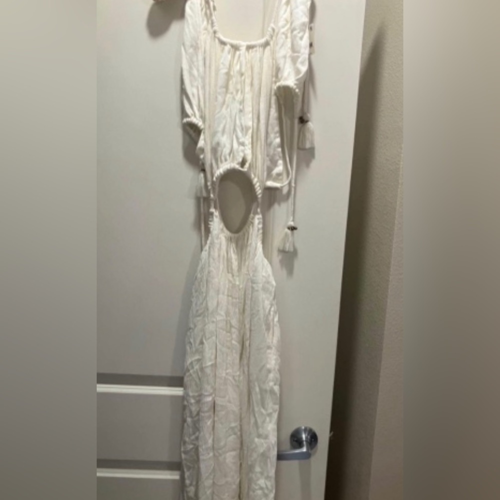 Free people dress.  Color-white size-S